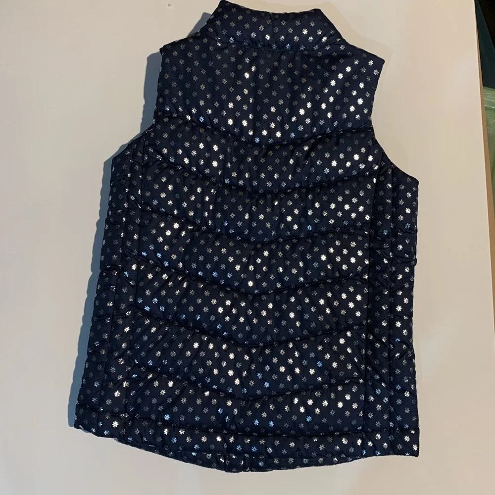 Gap kids vest. Navy and silver